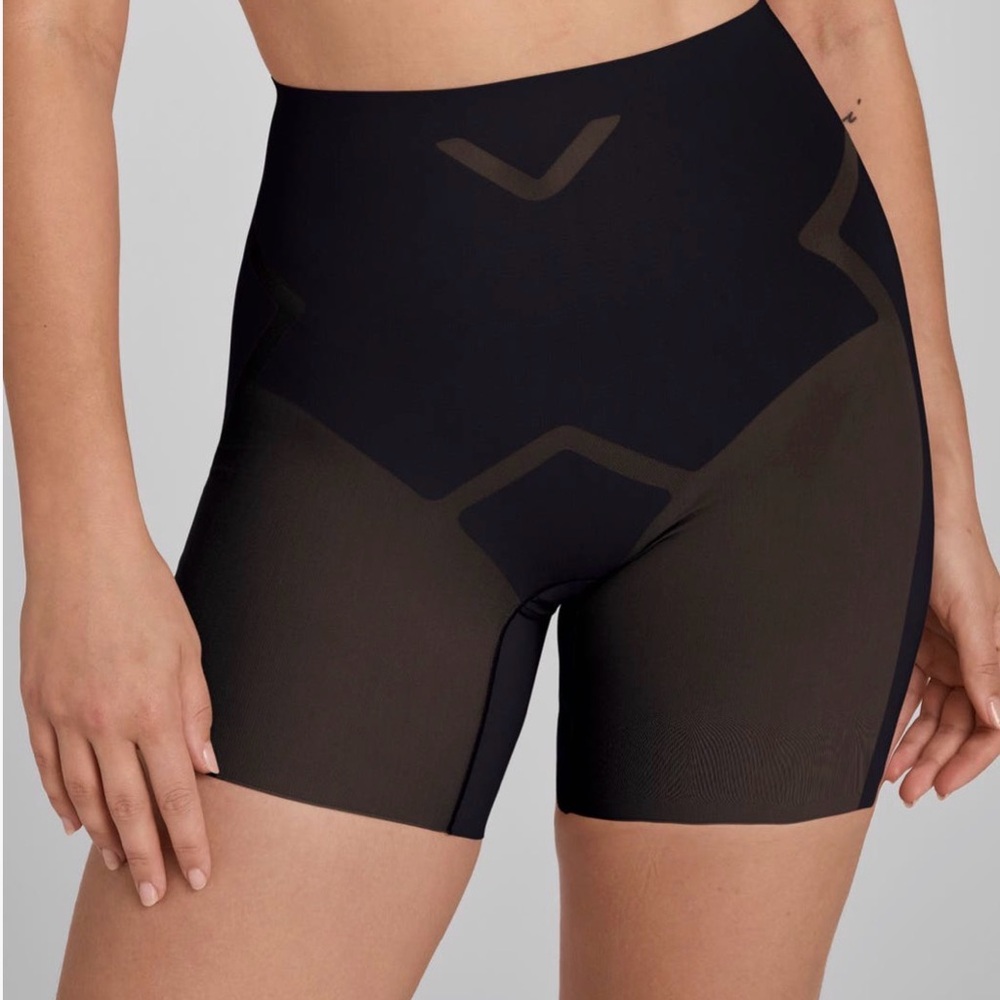 NWT Honeylove Women's Mehsculpt Mid Rise Shaper Short Sz Large